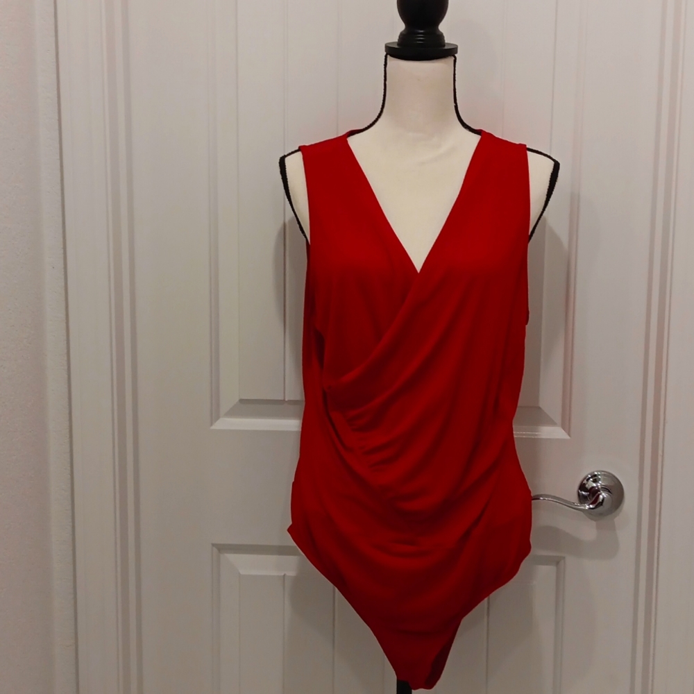Torrid- Red bodysuit sz 1